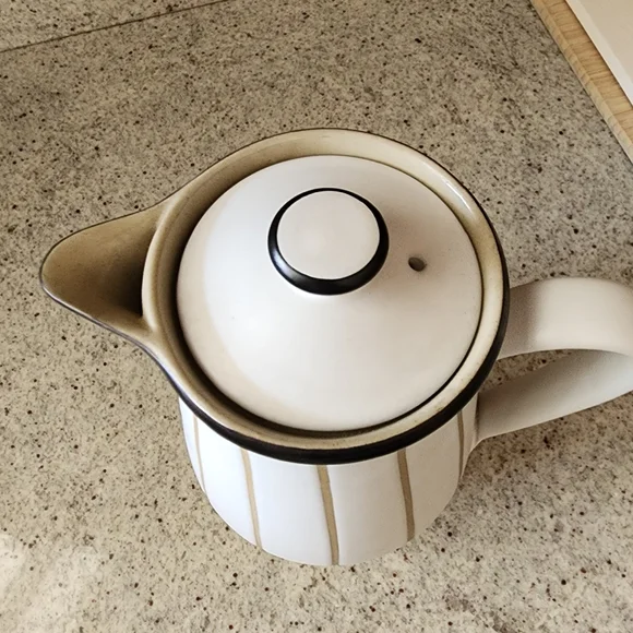 Denby Stoneware Mid Century Coffee Pot / Tea Pot serveware Pitcher 2.5 pts - Picture 4 of 9